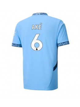 Manchester City Nathan Ake #6 Replika Hemmakläder 2024-25 Kortärmad